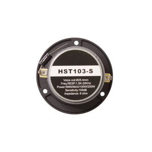 Round Titanium Bullet Tweeter 50W (RMS)